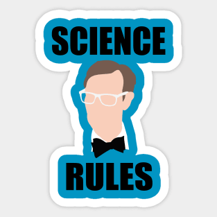 Science Rules Sticker